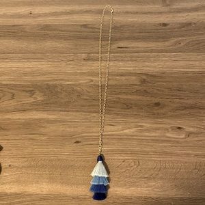 Ombré tassel necklace free with purchase